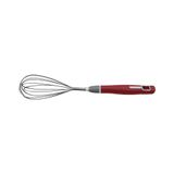 Batedor Manual Verano Com Hastes Inox Vermelho