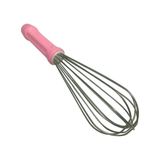 Batedor De Ovos Bolo 25cm Fouet Rosa Tipo Pera Fue Cozinha