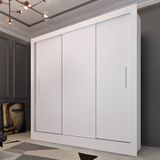 Guarda Roupa Casal 3 Portas 4 Gavetas Taifa Espresso Móveis Neve