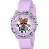 Surpresa l.O.L. Relógio de quartzo feminino com alça de plástico, roxo, 16 (Modelo: LOL4044)