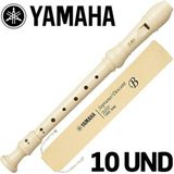 Kit 10 Unidades Flauta Doce Barroca Yrs24b Yamaha Envio 24h