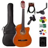 Violão Giannini Aço Cutaway Elétrico Modelo Flat Sf-14