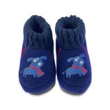 Pantufa Infantil Com Solado N 21/22 Azul