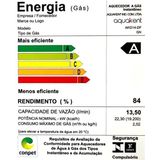 Aquecedor De Aguas A Gás Aquakent 14l Branco