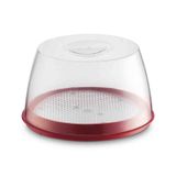Queijeira Porta Queijo Com Tampa Cozinha Gourmet Uz Vermelho