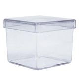 Caixinha Acrílica Transparente 5x5 Para Artesanato 40 Un