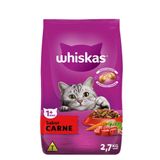 Ração Para Gatos Adultos Whiskas Sabor Carne - 2,7kg
