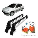 Rack Teto Bagageiro + 2 Cintas Peugeot 2 Ptas 206/207