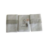 Pano De Boca Plush 3pçs Urso Polar Do Norte