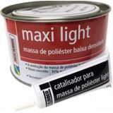Massa De Poliéster Maxi Light 900g Com Catalisador 27g