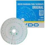 Disco Diagrama Tacógrafo Semanal 125km 7d 70 Unidades Vdo
