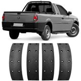 Lona Freio Volkswagen Saveiro 1.6 1.8 2005 A 2022 Traseira Trw Fras-le Vw/278