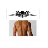 Cartela Tatuagem Temporária Tribal Justiceiro Caveira