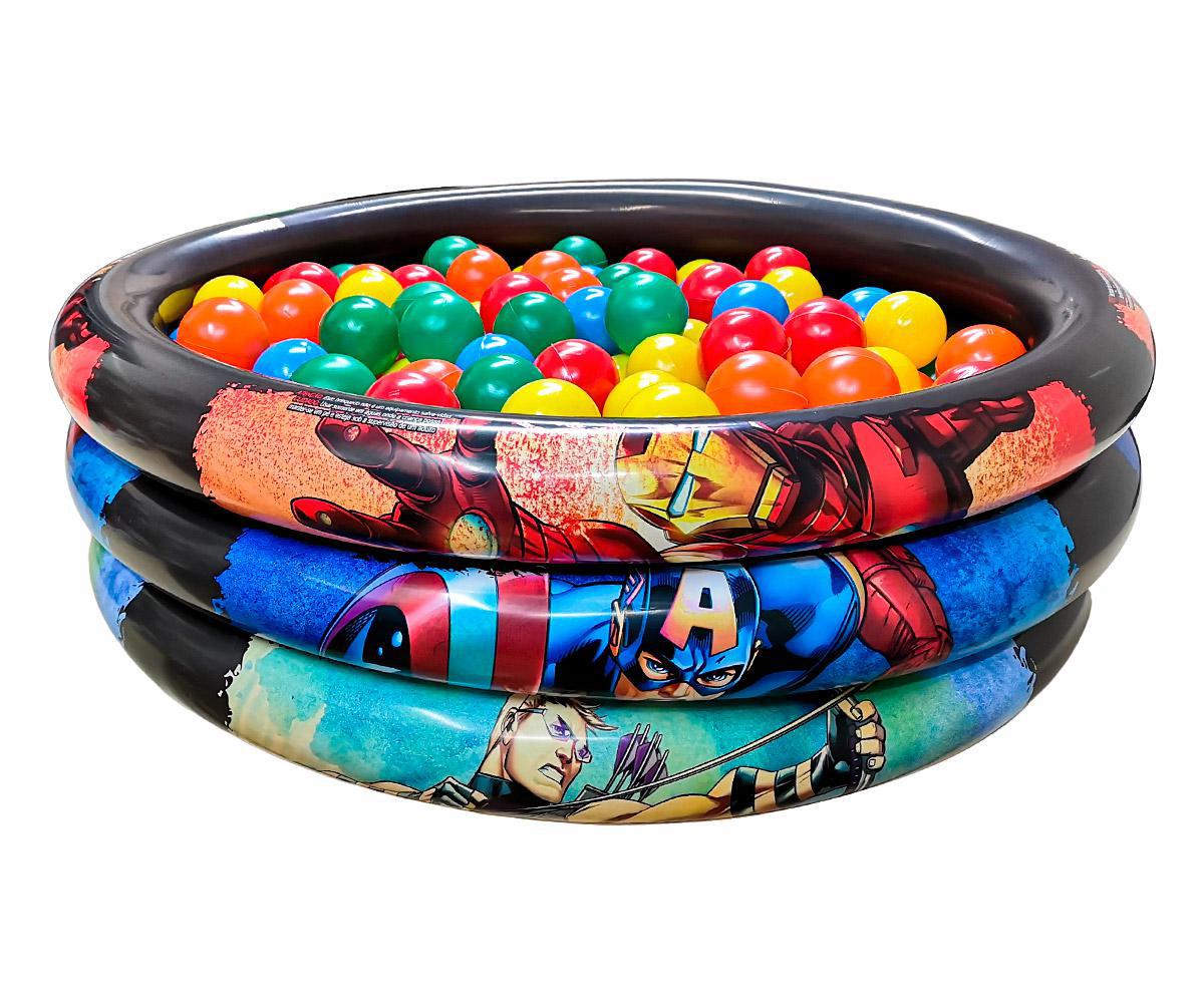 Piscina De Bolinhas Vingadores Infantil Inflavel 50 Bolinhas