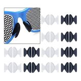 02 Pares Plaqueta Adesiva Silicone Nariz Óculos