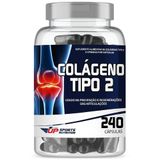 Colágeno Tipo 2 40mg Com 240 Cápsulas - Contra Dores Articulares