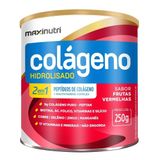 Colágeno Hidrolisado 2em1 Frutas Vermelhas 250g Maxinutri