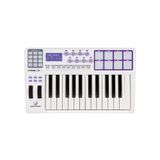 Teclado Controlador Midi Waldman Carbon 25 Teclas 8 Pads