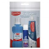 Kit Higiene Oral Viagem Esc + Enx 60ml + Fio 25m + Creme 50g