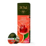 Chá Laranja Mediterrânea Com Hibisco, 10 Cápsulas 3 Corações