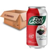 Chá Vermelho Com Amora Feel Good 330ml (12 Latas)