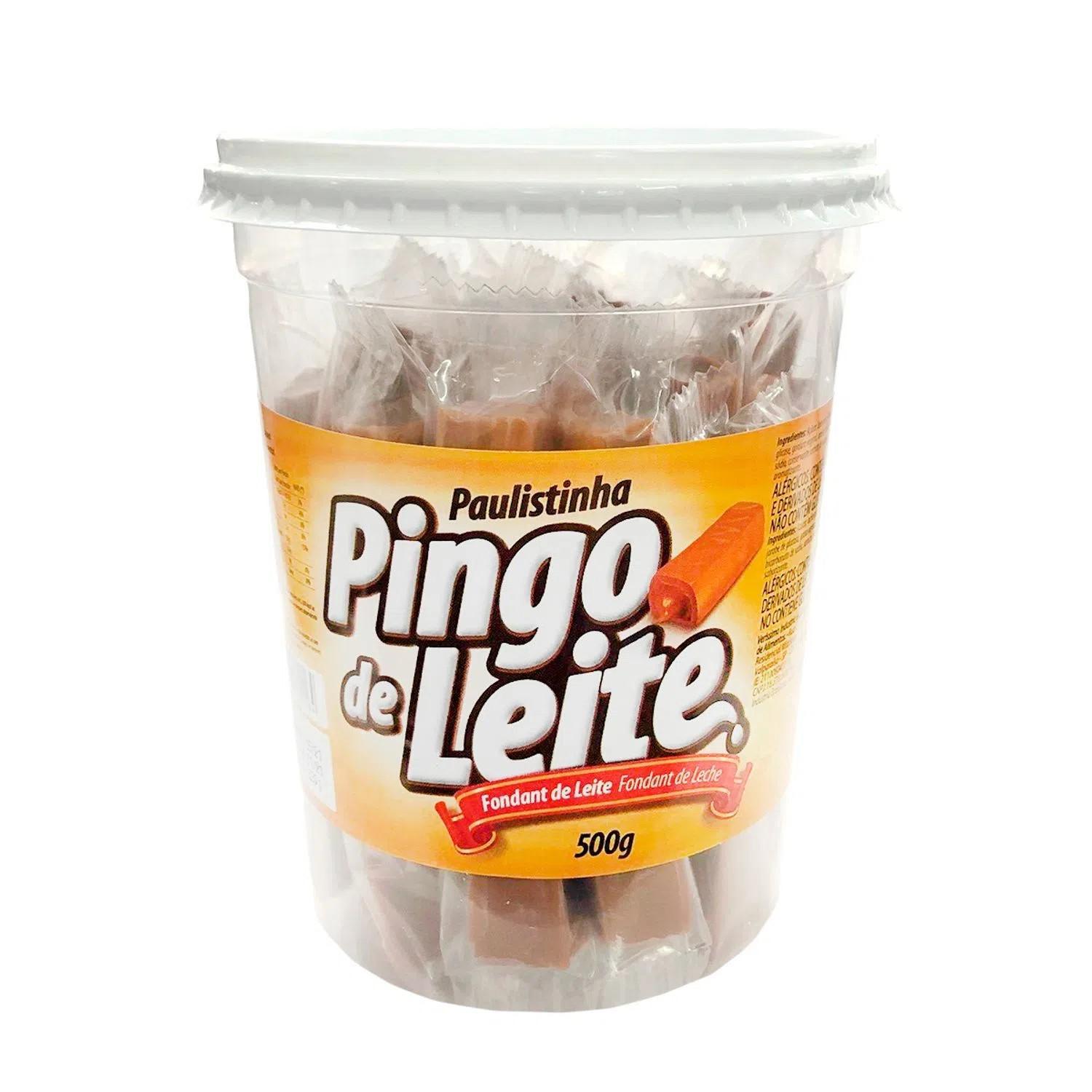 Doce Pingo De Leite Pote 500g Paulistinha Recheio Cremoso