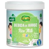 Kit 2 Bebida De Arroz Sem Lactose Kids Unilife 200g