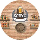 Painel Redondo De Festa Boteco 150x150 - Bt01