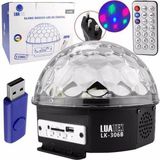 Globo Mágico Led De Cristal Lk-306b - Luatek