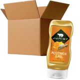 Mostarda E Mel Junior Frasco 400gr - 12 Unidades