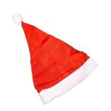 Kit 100 Toucas Gorros Papai Mamãe Noel Natal Festa Vermelho
