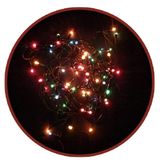 Pisca Pisca Arroz Colorido Natal 8 Funções 100 Lâmpadas 110v