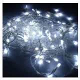 Pisca Pisca 100 Leds Brancos 8 Funções Fio Verde 127v 10m