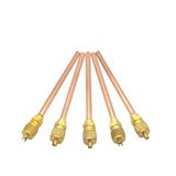 Kit 5 Válvula De Serviço Refrigeração Schrader 1/4 - 100mm