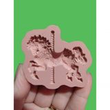 Molde Silicone Carrossel Cavalo Cavalinho Hb