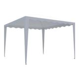 Tenda Gazebo Impermeável Aço Branco 300x300cm Praia E Jardim