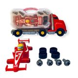 Caminhao Pit Stop Senninha Brinquedo Infantil