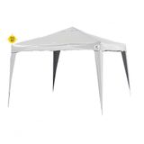 Tenda Gazebo Dobrável Alum. 3,00 X 3,00 M Branca - Bel Lazer