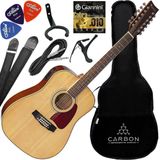 Kit Violão Eletroacústico Folk 12 Cordas Eagle Ch888e12