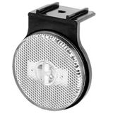 Lanterna Lateral Led Cristal Carreta 12v/24v C/suporte Fixo