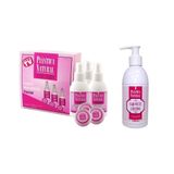 Plastica Natural Rejuvenescedor Facial 120ml Kit C/3 + 1 Sabonete C/ Colágeno