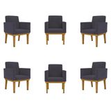 Kit 06 Poltronas Decorativa Reforçada Oferta - Balaqui Decor