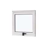 Janela De Alumínio Maxim-ar 50x50cm Vidro Liso Cristal Ramassol Branco