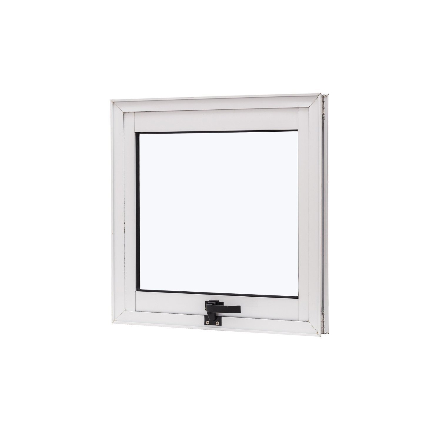 Janela De Alumínio Maxim-ar 50x50cm Vidro Liso Cristal Ramassol Branco