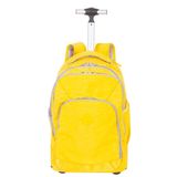 Mochila Carrinho 2 Compartimentos Rolling Crinkle - Amarelo