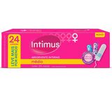 Absorvente Interno Intimus Médio Pague 22 Leve 24 Unidades