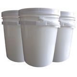 Pote Para Papinha De Plastico 20l - 3 Unid