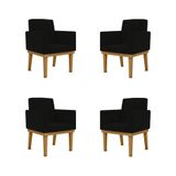 Kit 04 Poltronas Decorativa Reforçada Oferta - Balaqui Decor