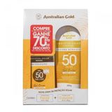 Kit Australian Gold Protetor Solar Corporal Fps 50 200g + Pr