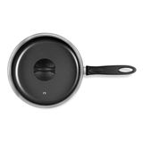 Frigideira Funda Wok Com Tampa Vidro 28cm 7190 Ebony Brinox